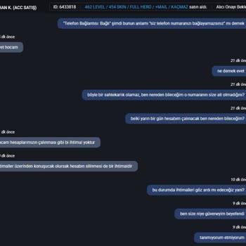 Satın Aldığım Hesapta Numara Değişikliği Ve İade Sorunu: İlan Detayları Yanıltıcı