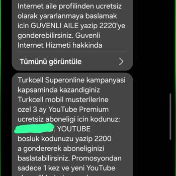 Youtube Premium Hediyesi Kodum Çalışmıyor, Geri Dönüş Yok