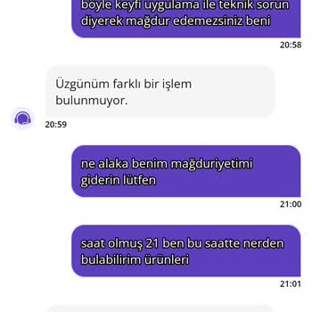 Siparişim Habersiz İptal Edildi Mağdur Edildim