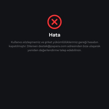 Papara Hesabım Başkasının Eline Geçti, Kimlik Bilgilerim Tehlikede