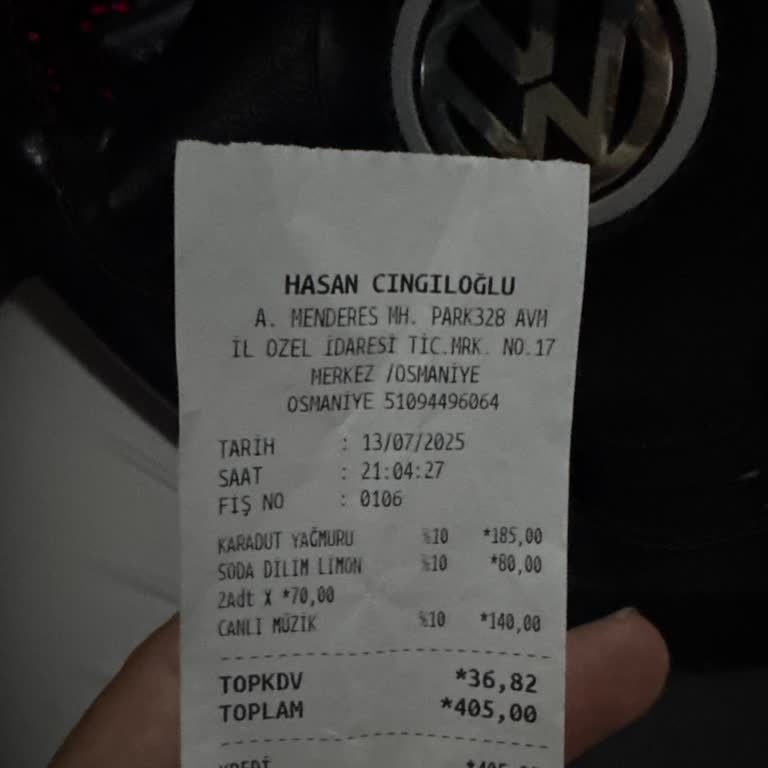 Canlı Müzik Ücreti Hakkında Bilgi Verilmeden Fazla Hesap Alındı