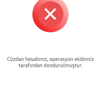 Samsung S Wallette Hesabım Donduruldu Paramı Geri Alamıyorum
