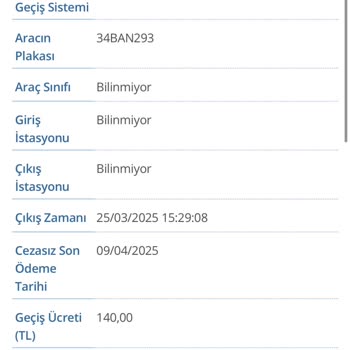 Otoyol Geçiş Kayıtlarında Belirsizlik Ve Hatalı Ücretlendirme