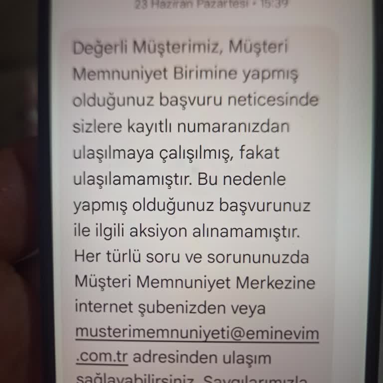 Eminevim'de Vaatler Tutulmadı, Ödemeler Sonrası Senetler Teslim Edilmedi