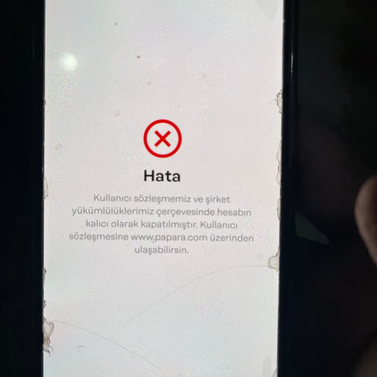 Papara Hesabım Kapandı, Paramı Geri İstiyorum