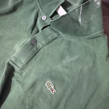 Lacoste Tişörtte Ütü Sonrası Kalıcı Leke Problemi