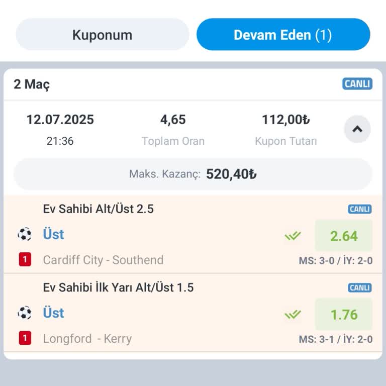 Kazandığım Bahis Ödemesi 24 Saattir Yapılmadı