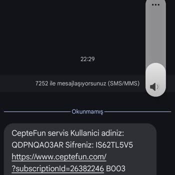 İzinsiz Başlatılan Ceptefun Aboneliği İptal Edilmiyor