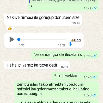 Mobilya Teslimatında Sürekli Gecikme Ve İlgisizlik Yaşadım