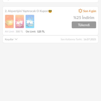 Kuponumun Süresi Bitmeden Kullanılamaması Ve Yetersiz Destek