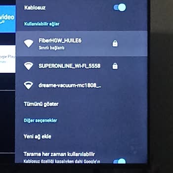 Arçelik Smart TV'de Sınırlı Bağlantı Sorunu Ve Uygulamaların Açılmaması