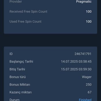 Slotday Kazandığım Promosyonu Haksız Yere Sildiler