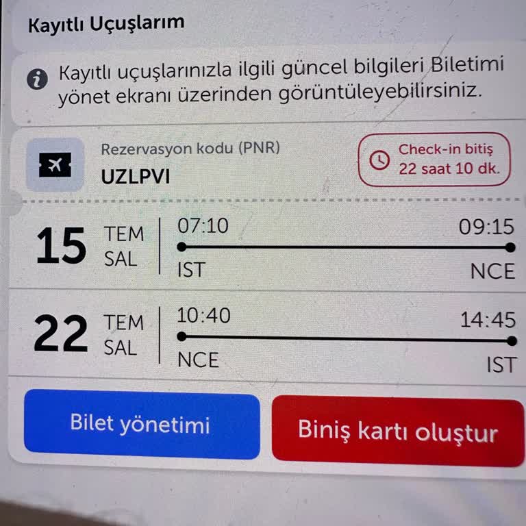 Aile Bireylerinin Uçakta Ayrı Koltuklara Oturtulması Ve Kötü Müşteri Hizmeti