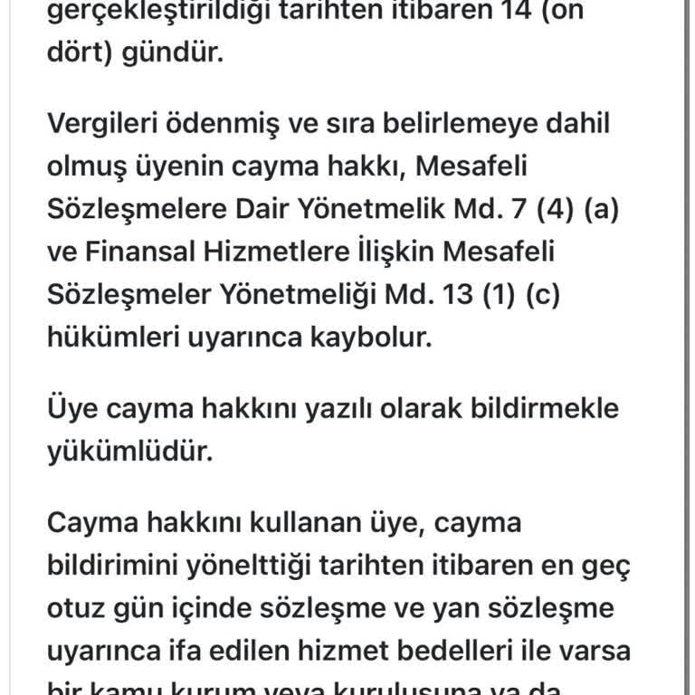 Sözleşme İmzalandı, Ödeme Yapılmadı: İptal Süreci Hakkında Bilgi Talebi