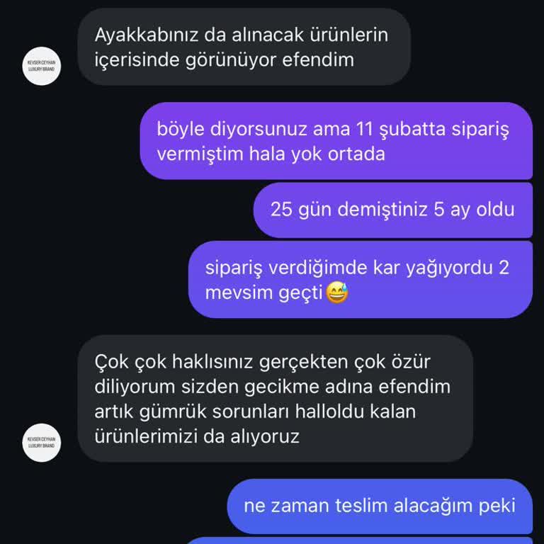 Aylarca Teslim Edilmeyen Siparişler Ve Sürekli Gecikme Mağduriyeti