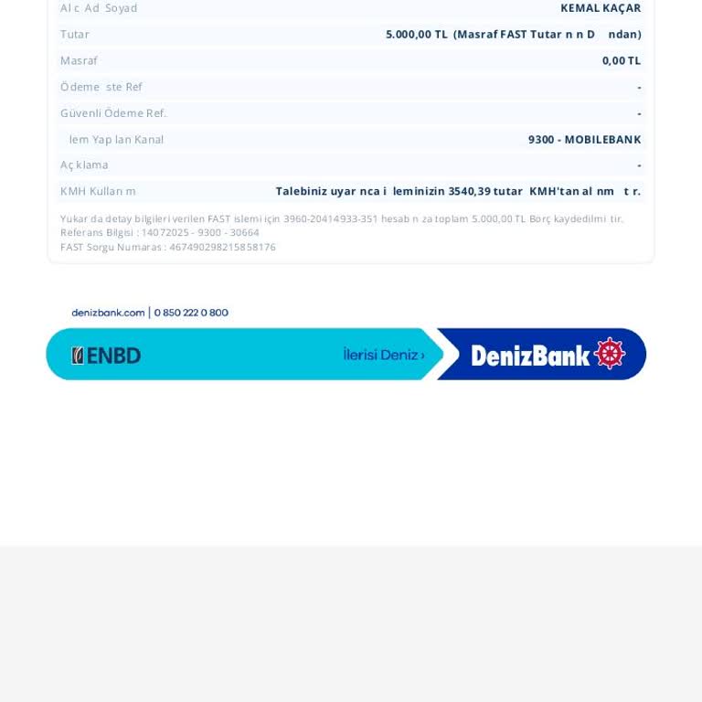 Hesabıma Yatırdığım Para Kayboldu, Destek Alamadım