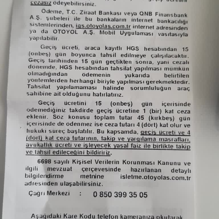 HGS Bakiyesi Yeterli Olmasına Rağmen Haksız İhlalli Geçiş Uyarısı Ve Gecikmeli Ücret Çekimi