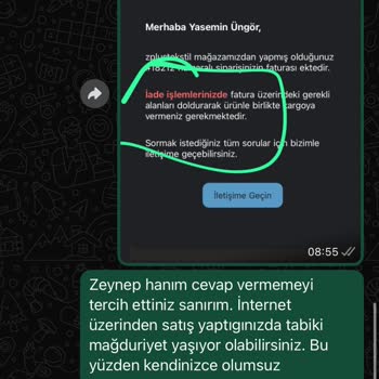 İade Hakkım Engelleniyor, İletişim Kuramıyorum