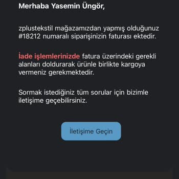 İade Hakkım Engelleniyor, İletişim Kuramıyorum
