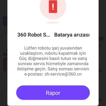 360 S10 Robot Süpürgede Batarya Sorunu Ve Servis İletişimsizliği
