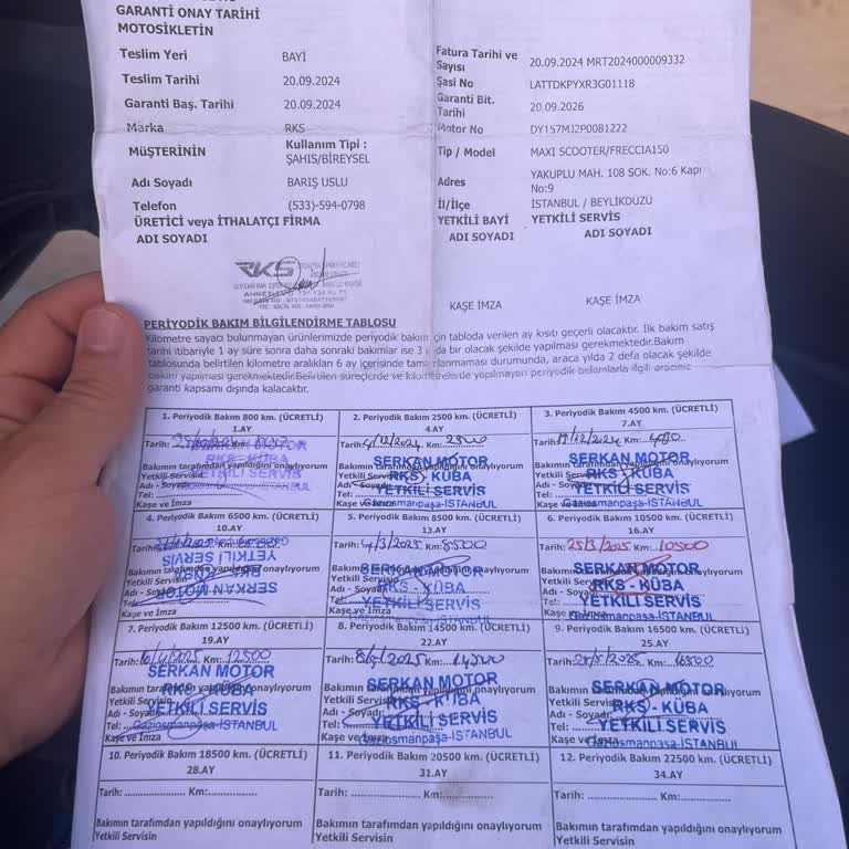 RKS Freccia 150'nin Yetersiz Servis Ağı Ve Garanti Sorunları