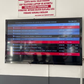 Otobüs Perona Girmedi, Haber Verilmeden Sefer Kaçırıldı!