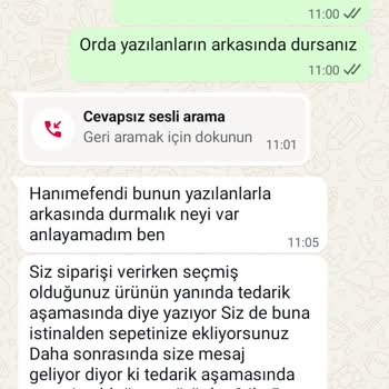 Geç Ve Yanlış Ürün Gönderimi, İletişimsizlik Mağduriyeti