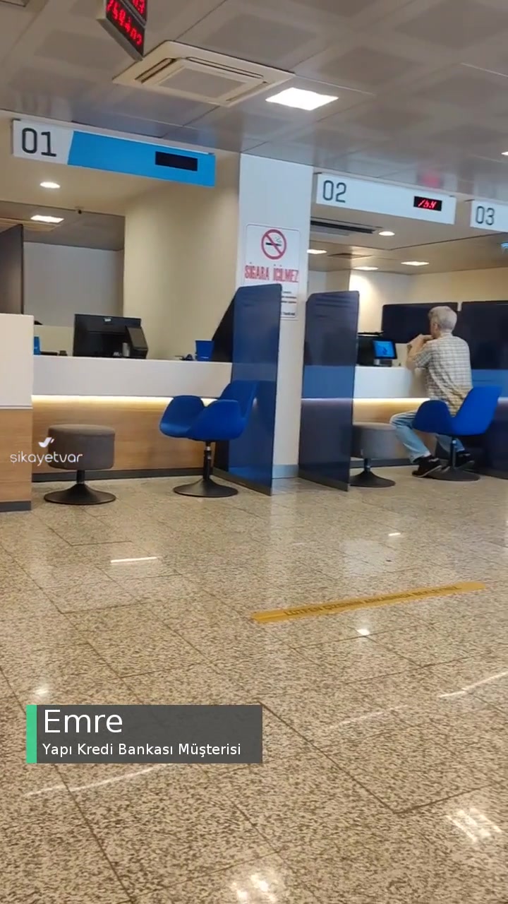 Yapı Kredi Bankası Boş Gişelerin Olması Nedeniyle Çok Fazla Bekliyoruz videonun kapak resmi