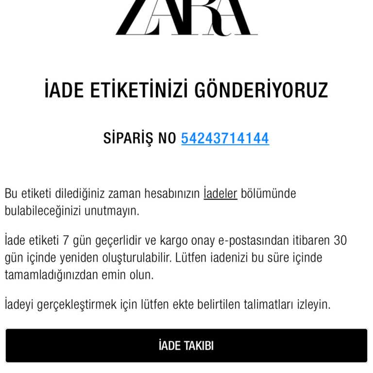 Zara'da İade Kodu Sorunu Ve Müşteri Mağduriyeti