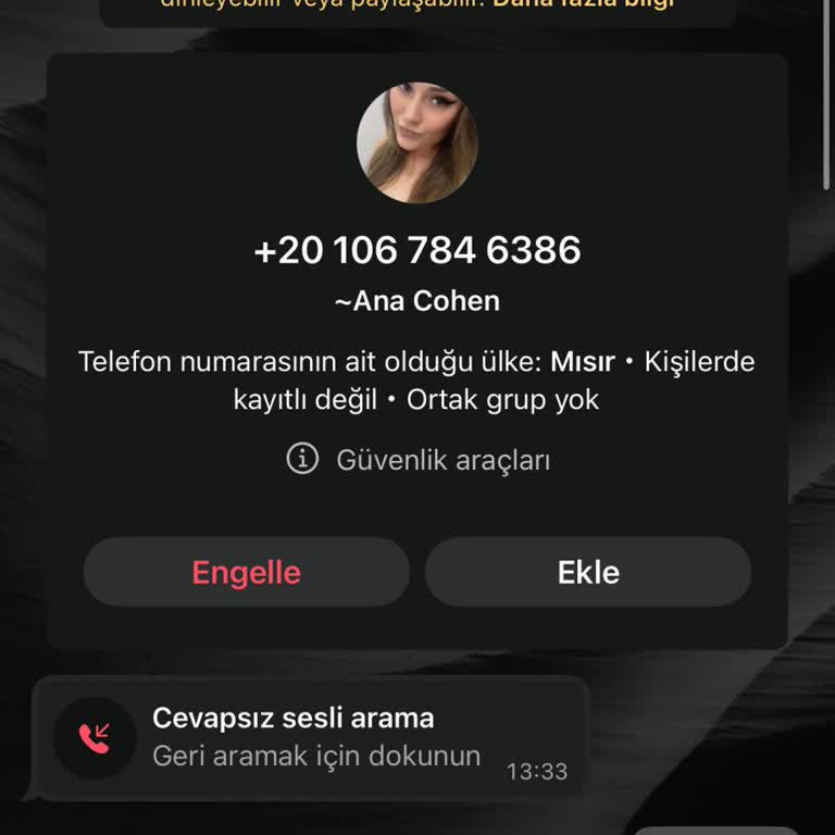 Yabancı Numara Üzerinden Gelen Mesaj Ve Güvenlik Endişesi