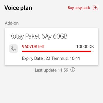 Vodafone Paketim Olmasına Rağmen Ekstra Ücret Talebi