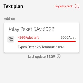Vodafone Paketim Olmasına Rağmen Ekstra Ücret Talebi