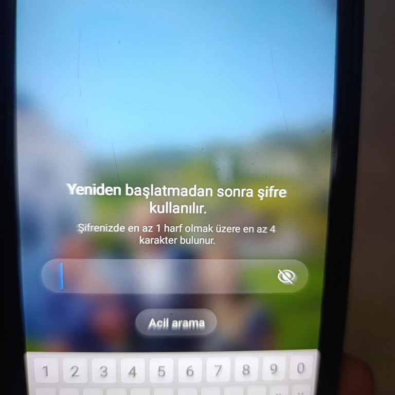 Otomatik Oluşan Şifre Sonrası Cihaz Kullanılamıyor