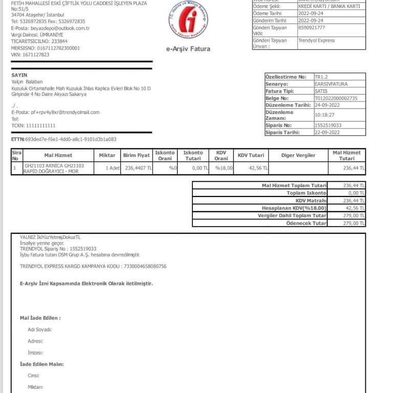 Garanti Kapsamı Dışında Bırakılan Parça Ve Yetersiz Müşteri Hizmetleri Nedeniyle Mağduriyet