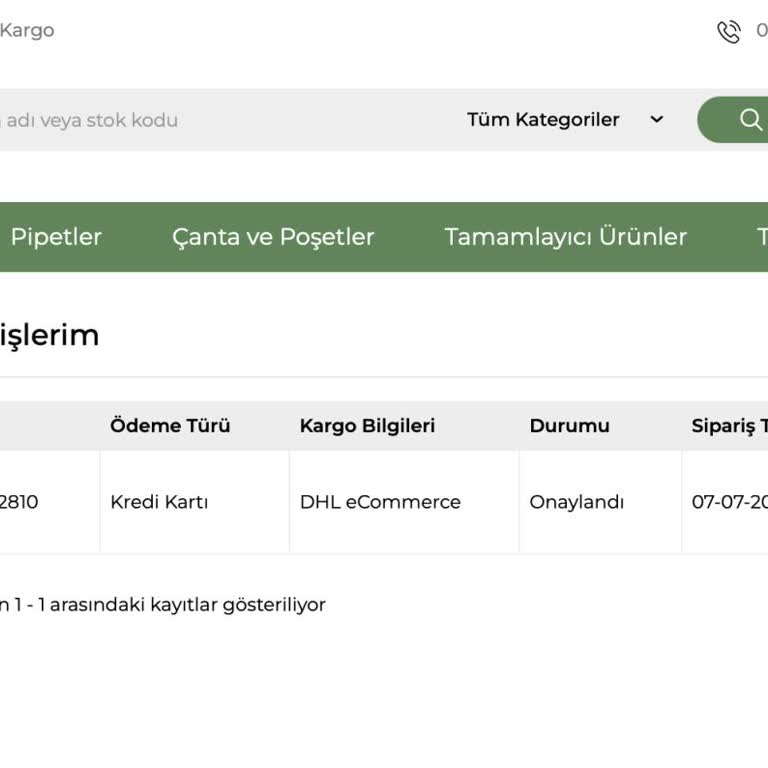 Ekolojikambalajim Paramı Aldı Ama Siparişimi Göndermedi