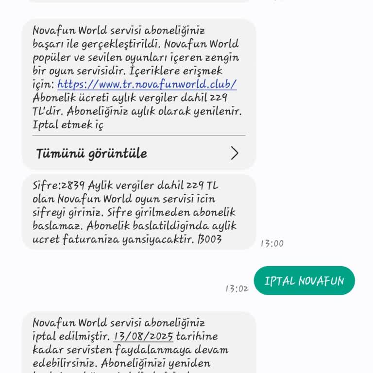 Onayım Olmadan Başlatılan Abonelik Ve İade Sorunu