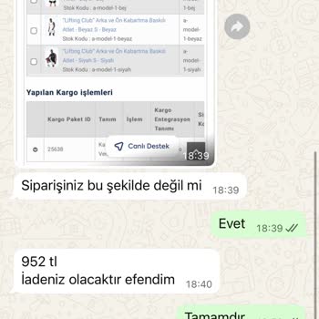 İadem Yapılmadı, Mesajlarıma Cevap Alamıyorum