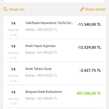 Kredi Kullanımında Yüksek Tarife Ücreti Kesintisine İtiraz Ediyorum