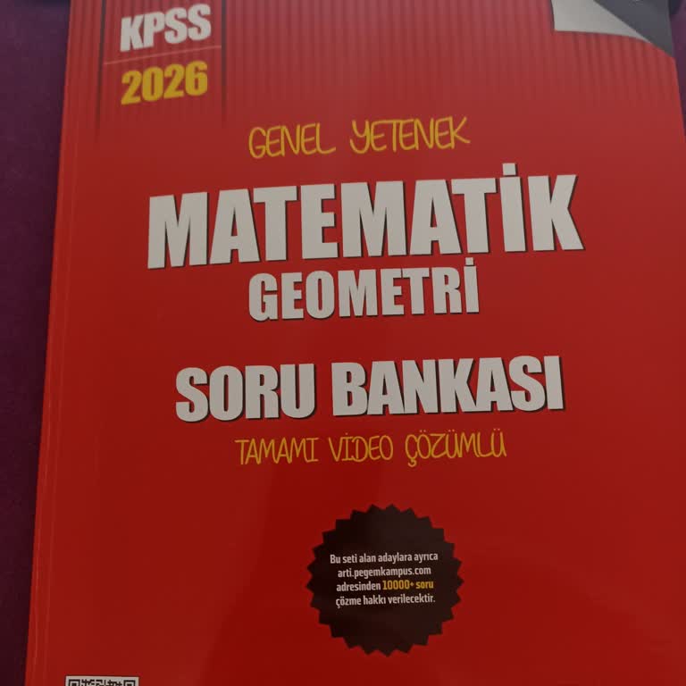 Video Çözümlü Kitapta Beklenen İçerik Sunulmadı