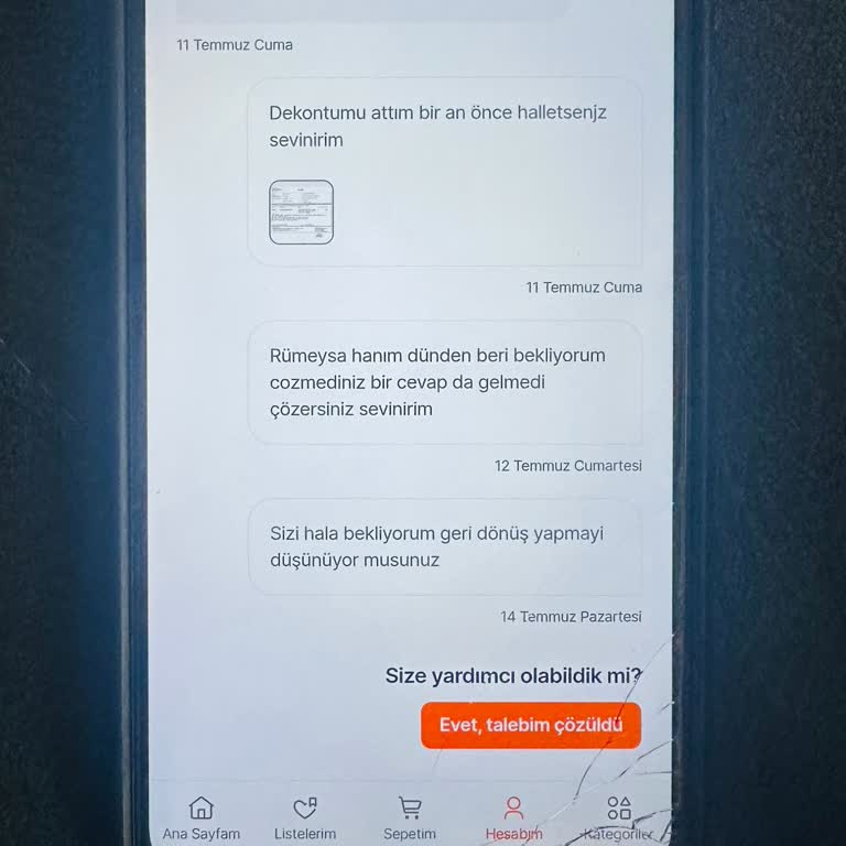 HepsiPay Hesabımın Kapatılamaması Ve İletişim Sorunu