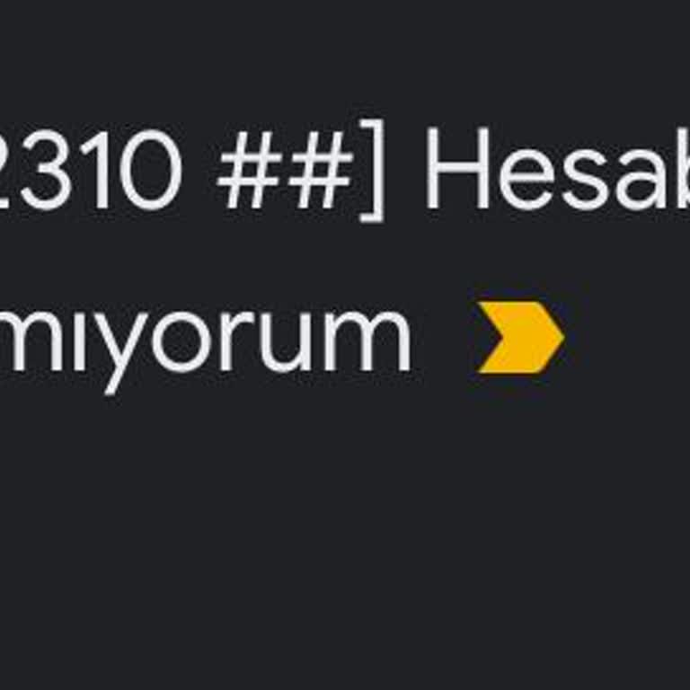 Hesap Bilgilerimi Güncelleyemiyorum, Çözüm Sunulmuyor!