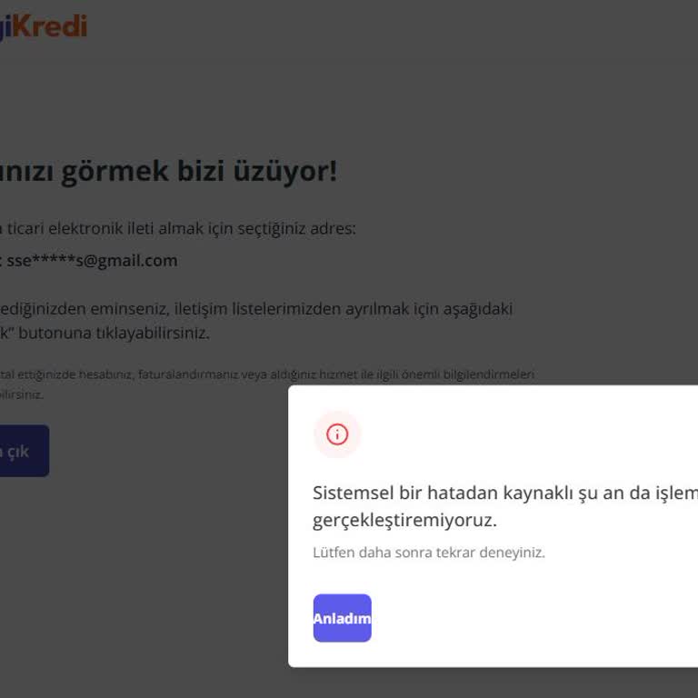 Kampanya Maili Aboneliğinden Çıkış Yapılamıyor, Sürekli Mail Geliyor