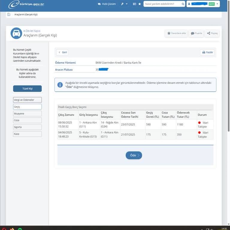 Otoyol Ceza Ve Ödeme Tarihlerindeki Belirsizlik Kafa Karıştırıyor