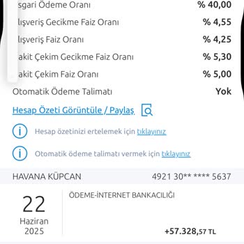 Kredi Kartı Ekstremde Hatalı Faiz Hesaplaması Ve Fazla Alınan Faizin İadesi Talebi
