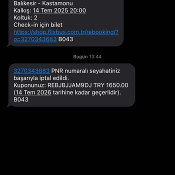 Bilet İptalinde Kupon Değil, Para İadesi İstiyorum