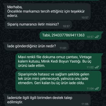 Yanlış Ve Kusurlu Ürün, İade Sorunu Ve İlgisiz Müşteri Hizmetleri