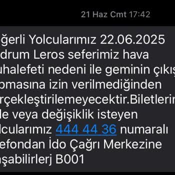 İDO İptal Sonrası Para İadesi Yapılmıyor Müşteri Hizmetleri Çözüm Sunmuyor