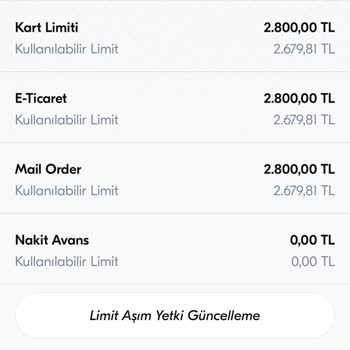 Kendi Paramla Kullandığım Kartta Ekstre Ve Teminat Sorunu