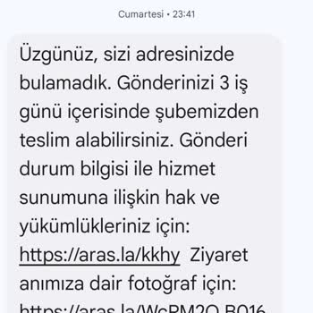 Teslim Edilmeyen Kargo Ve Yanıltıcı Bilgilendirme Mesajları
