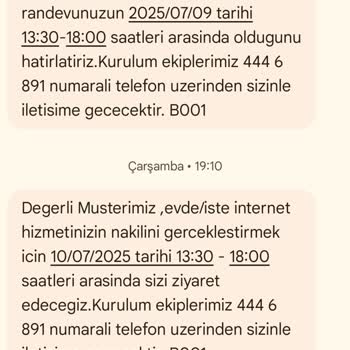 13 Gündür Tamamlanmayan İnternet Nakliyle Mağduriyet Yaşıyorum